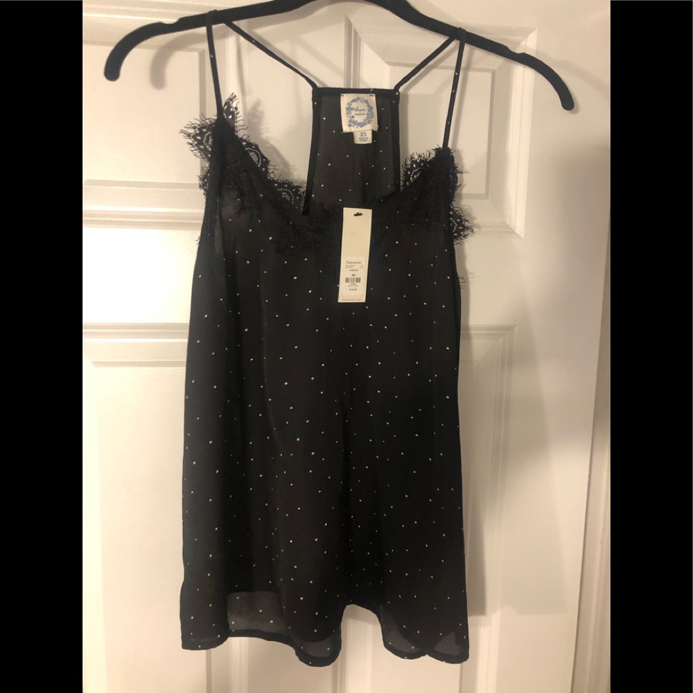 Francesca’s by Blue Rain * NWT* Size XS* Black with small White polka dots *